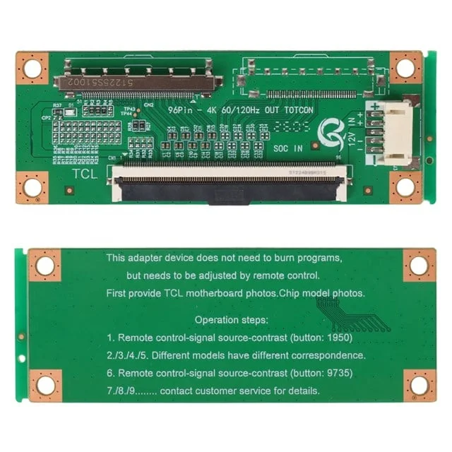 Weko 96 Pin In - 120 Pin Out Samsung 4K Flexi Çevirici Kartı görsel 5
