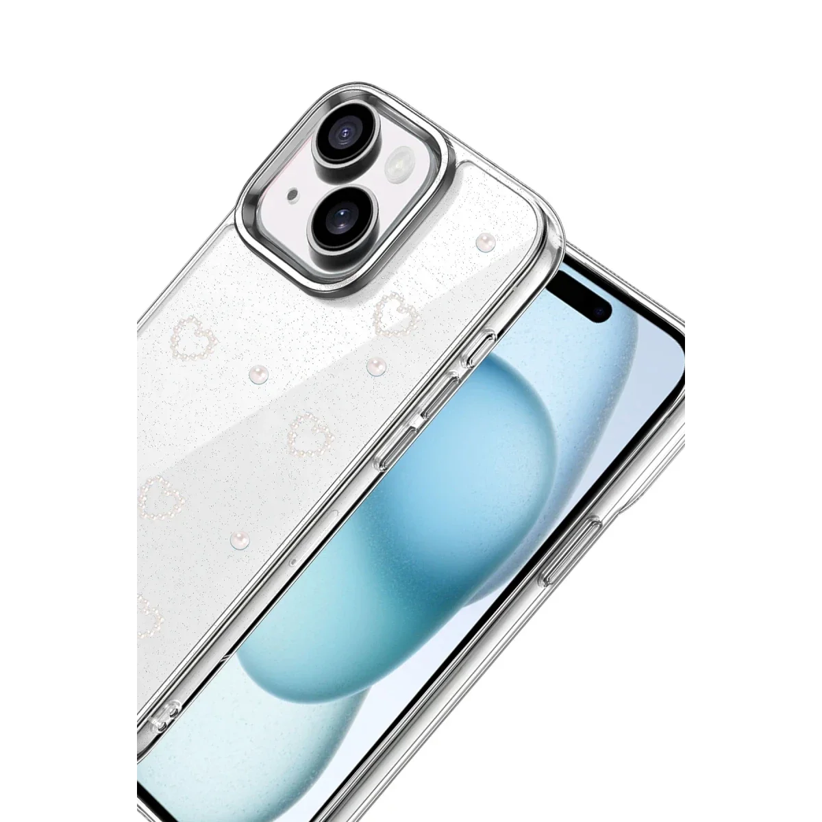 Apple iPhone 15 Fiyonk Desenli Kapak - Desen 10 görsel 2