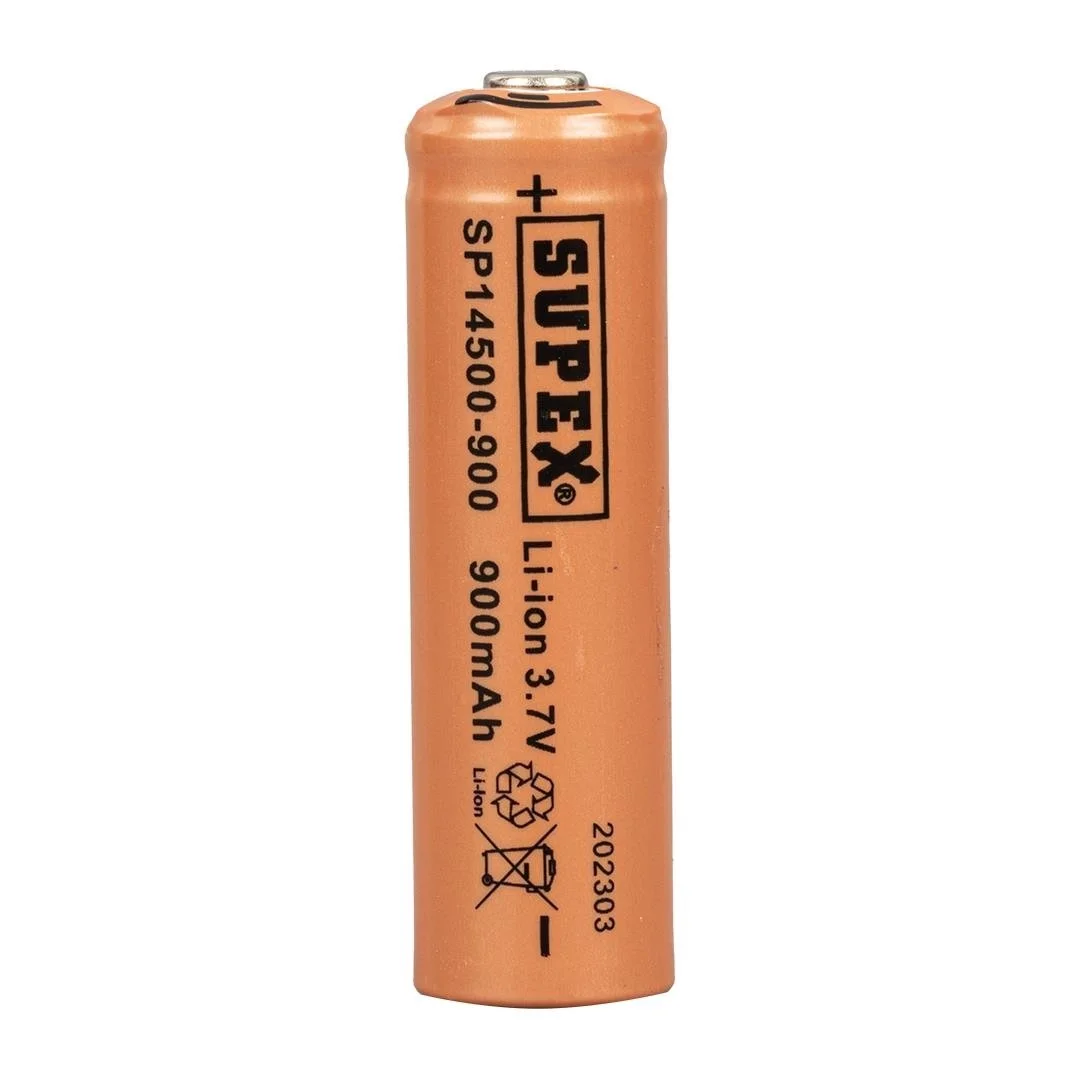 SP14500-900 3.7V 14500 Model 900mAh Li-İon Uçlu Pil