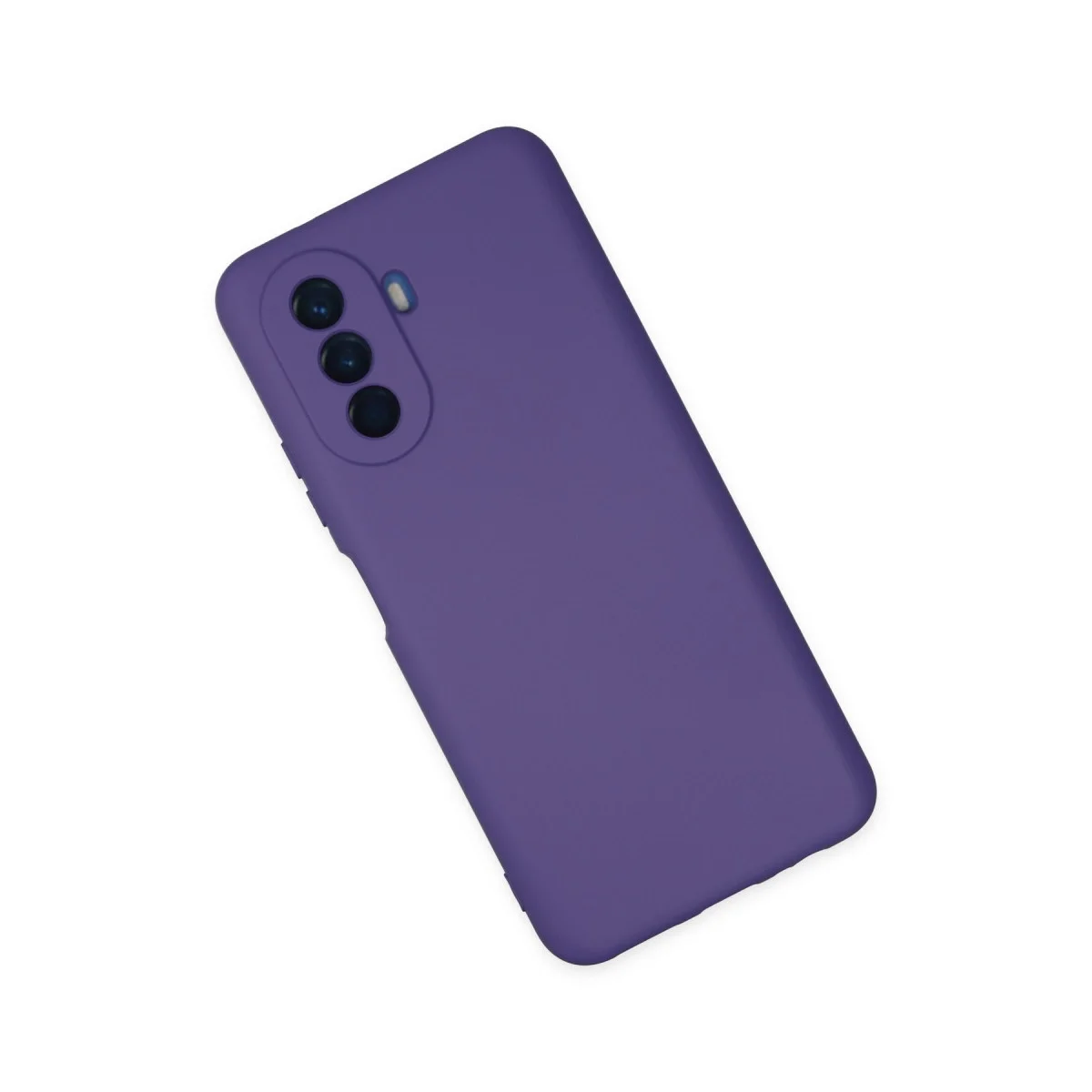 Huawei Nova Y70 Kılıf Nano İçi Kadife Silikon - Mor görsel 3