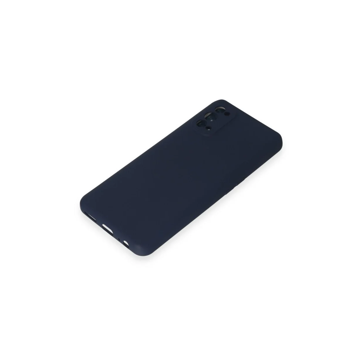 Realme 7 Pro Kılıf Nano İçi Kadife Silikon - Lacivert görsel 4