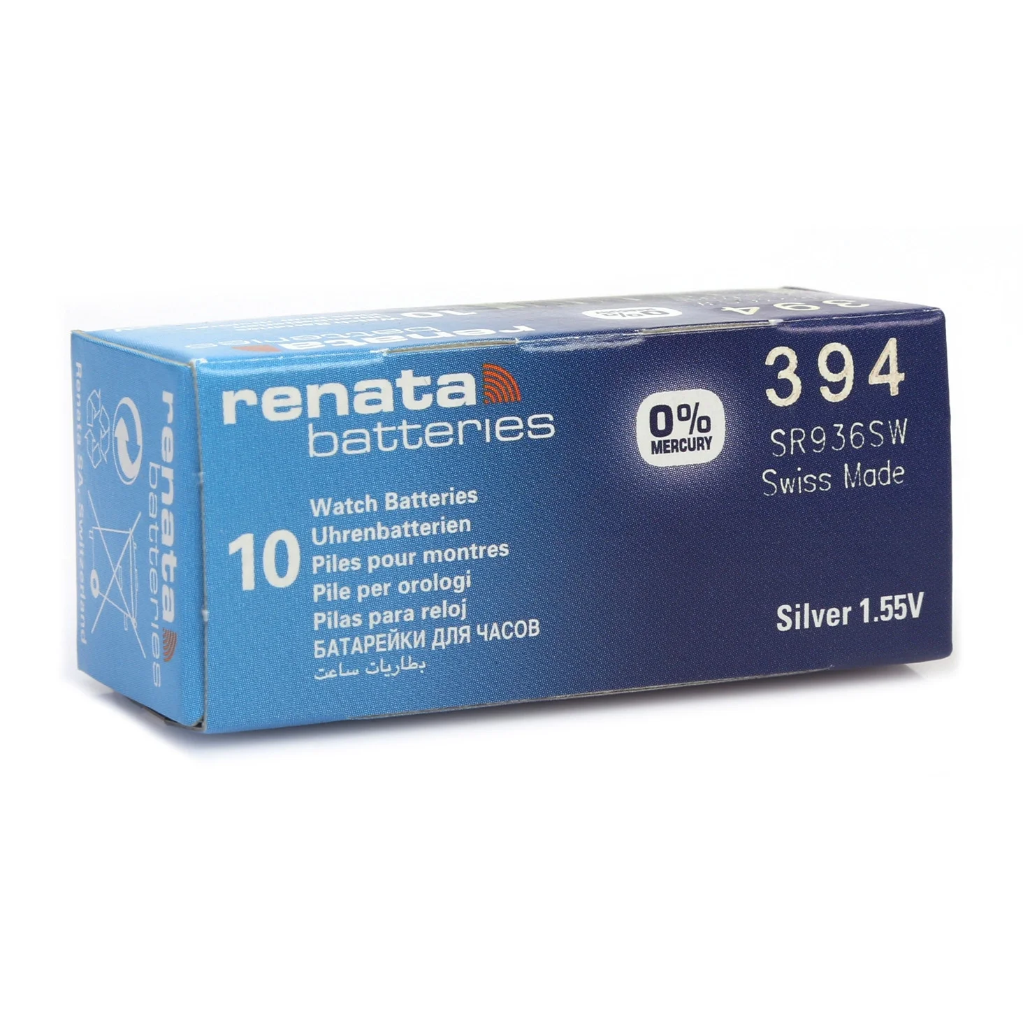 394 SR936SW 1.55V Alkalin Saat Pili 10 Adet