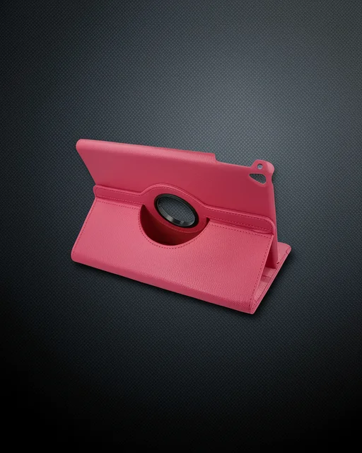 Apple İpad 9.7 (2018) Kılıf 360 Tablet Deri Kılıf - Pembe