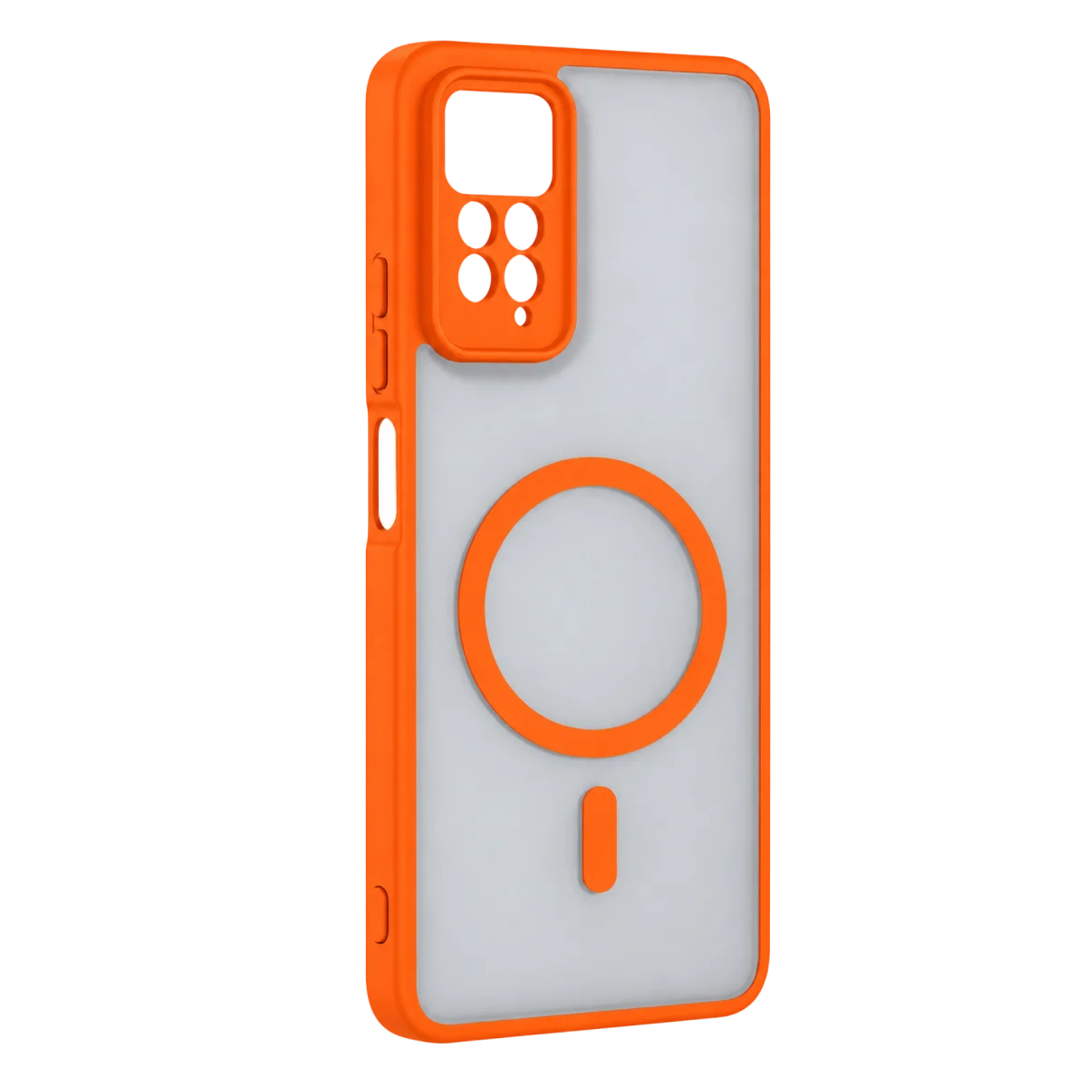 Xiaomi Redmi Note 11 Pro Loji Magsafe Kapak - Turuncu