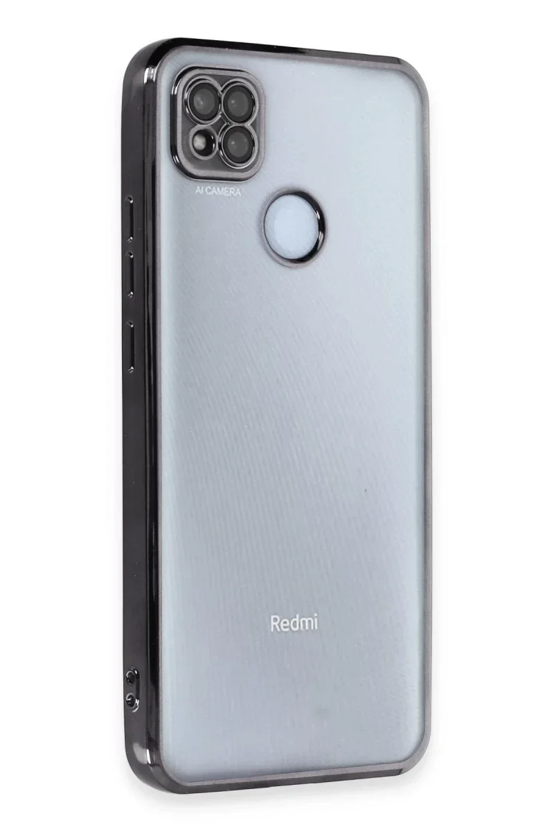 Xiao Red 9C Kılıf Razer Lensli Silikon - Siyah