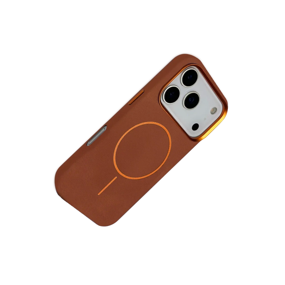 Joko Apple iPhone 17 Pro Max Luno Deri Magsafe Kapak - Kahverengi görsel 3