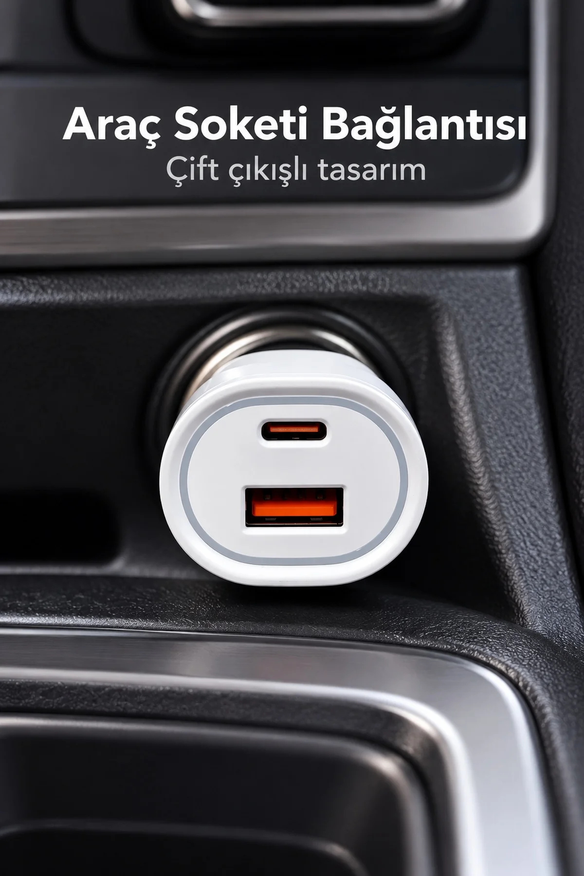 PD 22W Type C Çıkışlı Araç Şarj Cihazı görsel 2