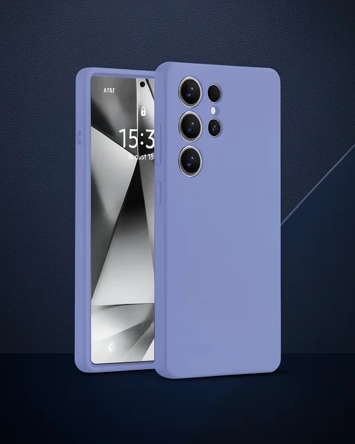 Samsung Galaxy S25 Ultra Kılıf Nano İçi Kadife Silikon - Lila