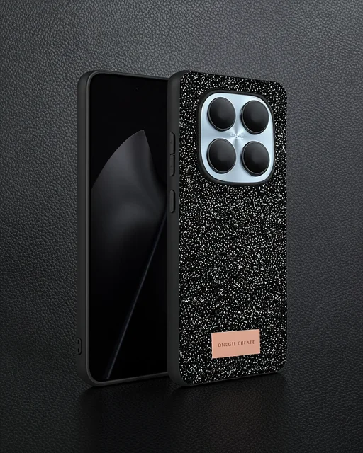 Onegif Xiaomi Redmi Note 15 Pro 4g Bright Simli Kapak - Siyah