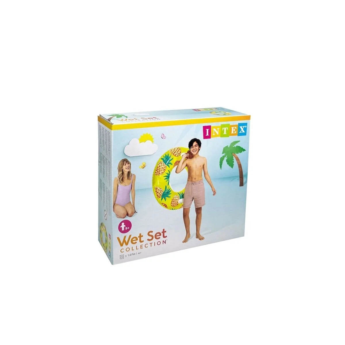 IS56261 Intex Tropikal Meyve Desenli Sit 107 cm (9+ Yaş) görsel 5