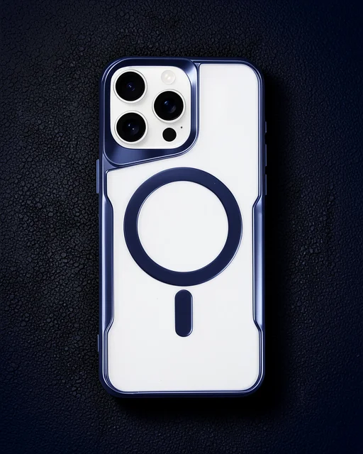 Apple İphone 16 Pro Kılıf Boyi Magsafe Silikon Kapak - Lacivert
