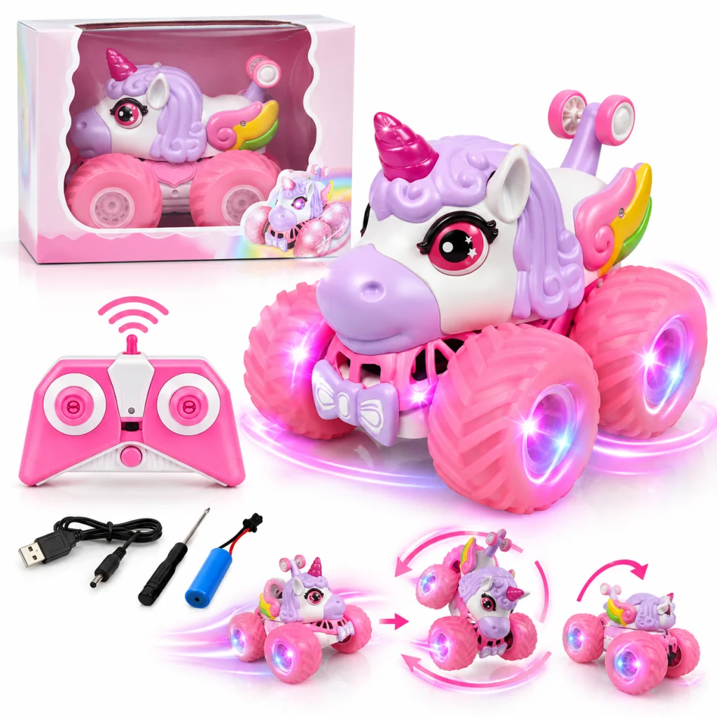 LH-C091 Car Pink Color Uzaktan Kumandalı Oyuncak Corn görsel 3
