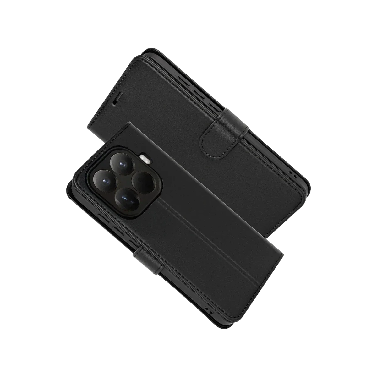 Xiaomi Mi 15T Pro Trend S Plus Kapaklı Kılıf - Siyah görsel 2