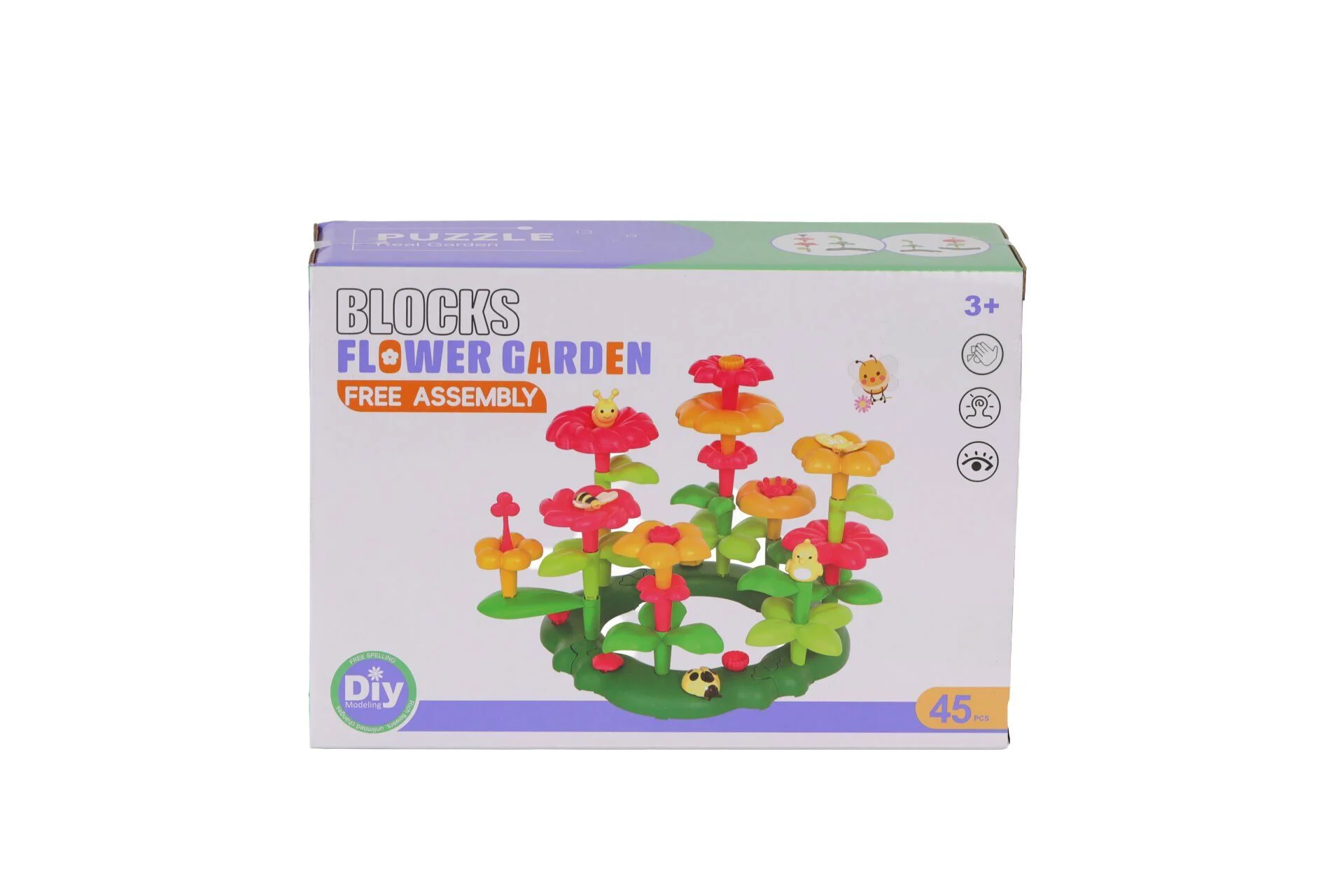 LY008A 45 Pcs Güzel Bahçe Çiçek Seti