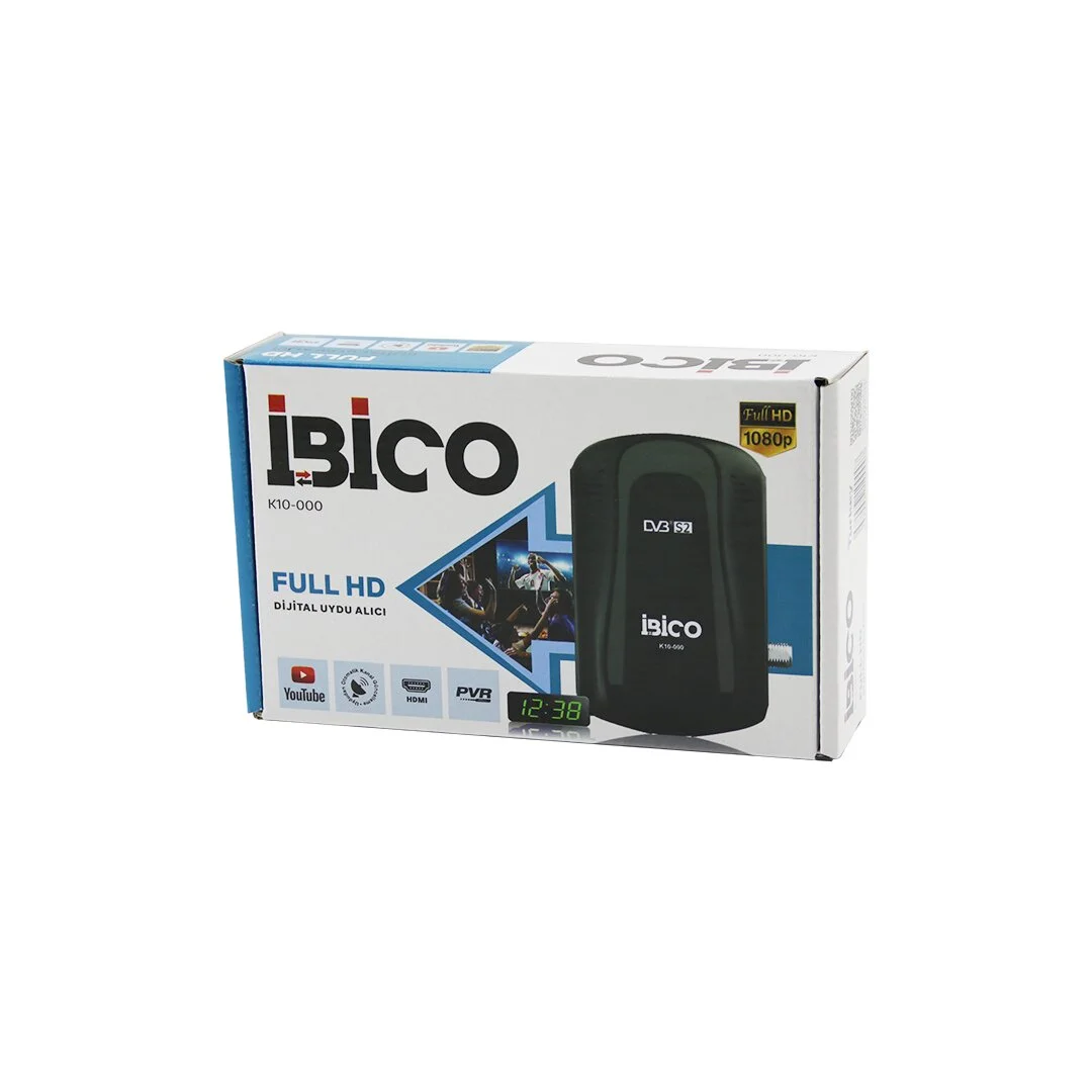 FULL HD DİJİTAL UYDU ALICISI HDMI - AV - Rs232 WİFİ - YOUTUBE 1080P OTOMATİK K GÜNCELLEME K10-000 görsel 2