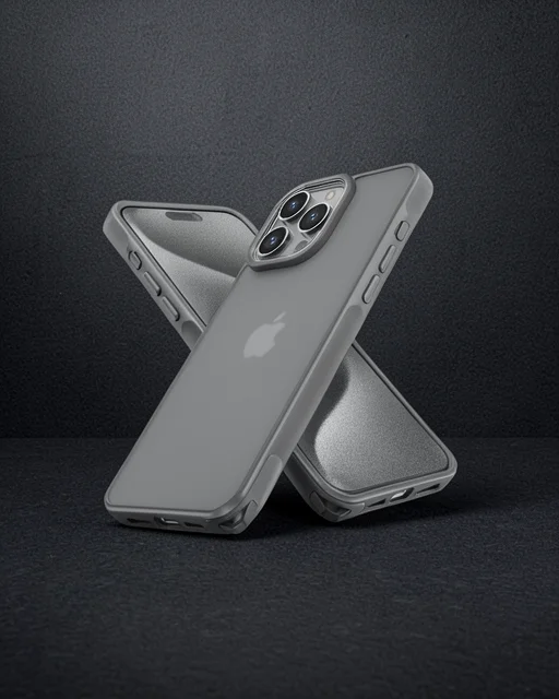 Apple İphone 13 Pro Max Kılıf Elegant Kapak - Titan Gri