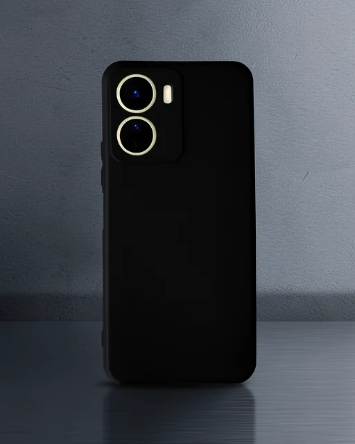 Vivo Y16 Kılıf First Silikon - Siyah