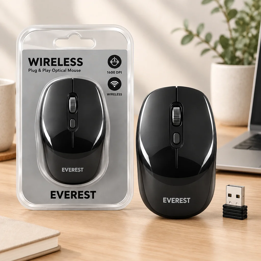 Kablosuz Optik Mouse 1600 DPI