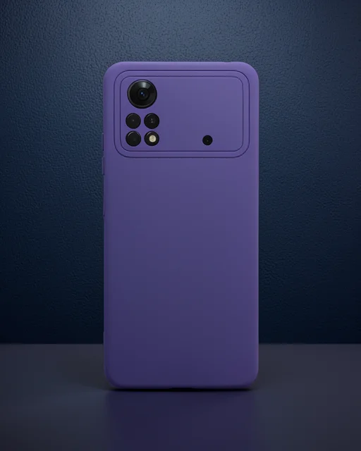 Xiaomi Poco X4 Pro 5g Kılıf Nano İçi Kadife Silikon - Mor