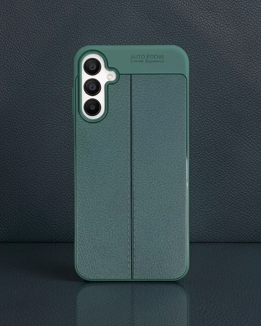 Samsung Galaxy A55 5g Kılıf Auto Focus Kapak - Koyu Yeşil