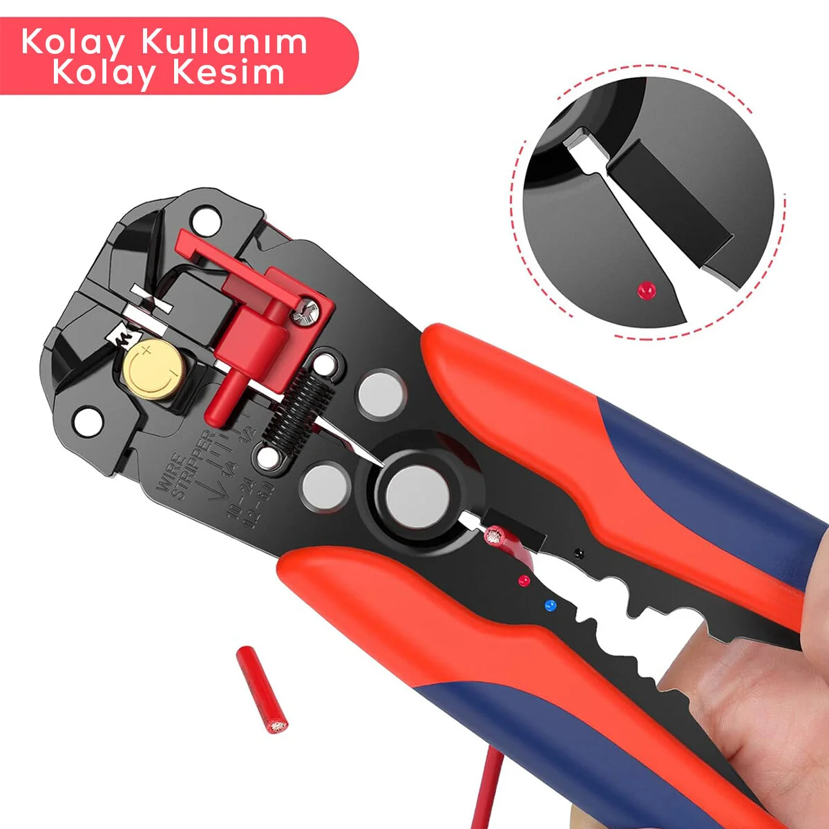 7 inç KABLO SOYUCU VE KESİCİ PENSE görsel 2