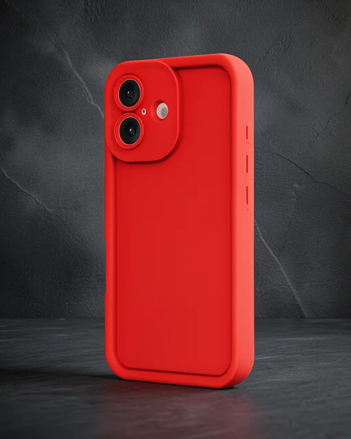 Apple İphone 16 Kılıf Viera Silikon - Kırmızı