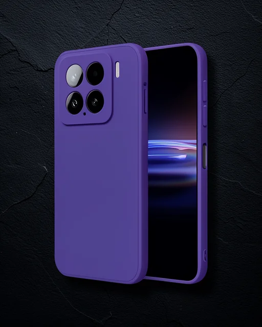 Xiaomi Mi 15 Pro Kılıf Nano İçi Kadife Silikon - Mor