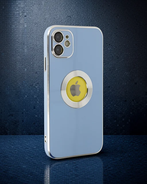 Apple İphone 12 Kılıf Store Silikon - Sierra Blue