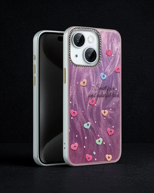 Apple İphone 14 Kılıf Blade Aynalı Desenli Kapak - Desen 8