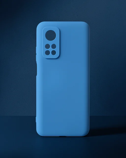 Xiaomi Mi 10t Kılıf Nano İçi Kadife Silikon - Mavi