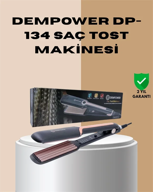 Evde Profesyonel Görünüm: DP-134 Tost Şekillendirici ile Kalıcı Stil