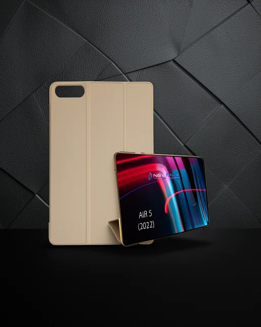 Apple İpad Air 5 (2022) Kılıf Tablet Smart Kılıf - Gold