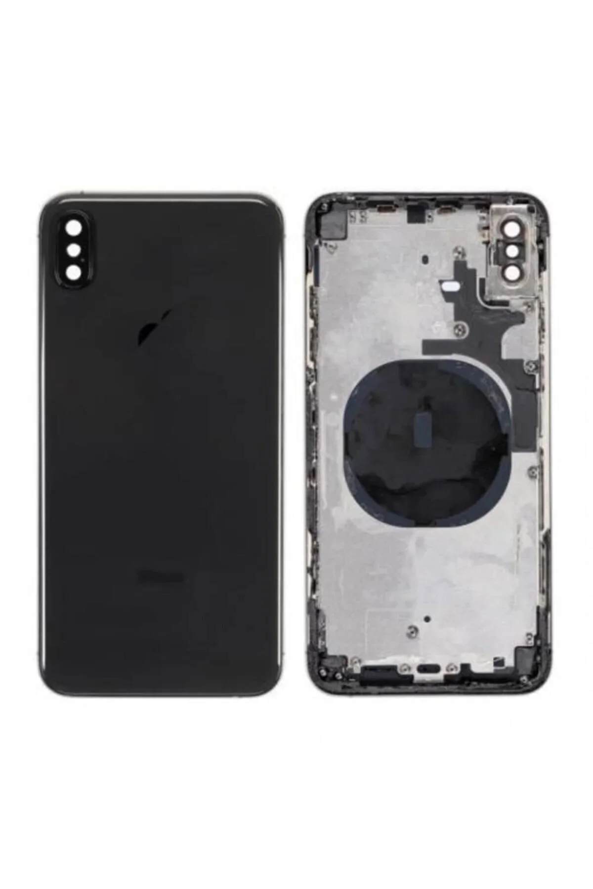 iPhone XS MAX BOŞ Kasa Kapak (Siyah)