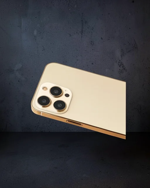 Apple İphone 12 Pro Rainbow Kamera Lens Koruma Cam - Gold