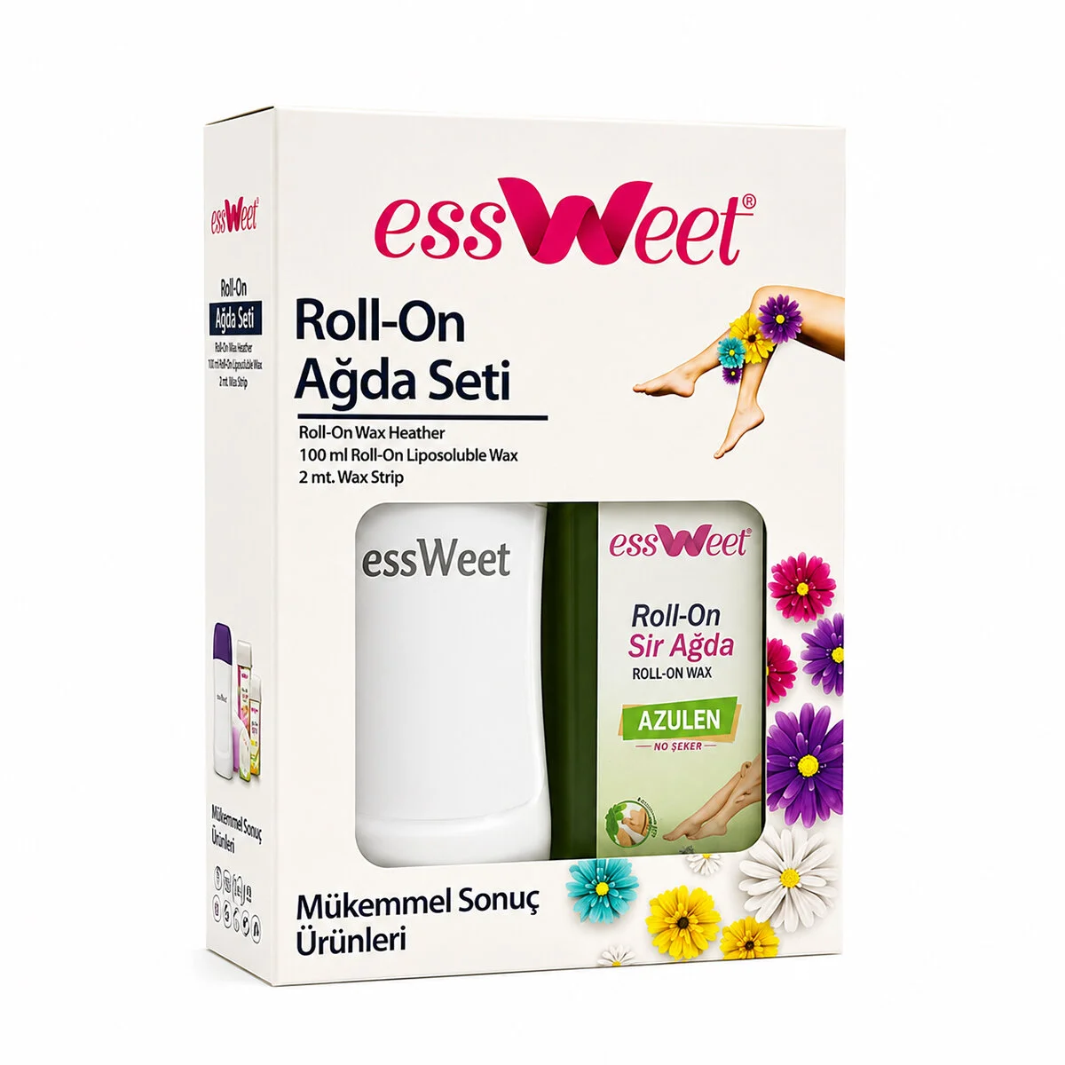 Ağda Seti Isıtıcı - Roll-on 100ML - Ağda Bezi 2MT görsel 3