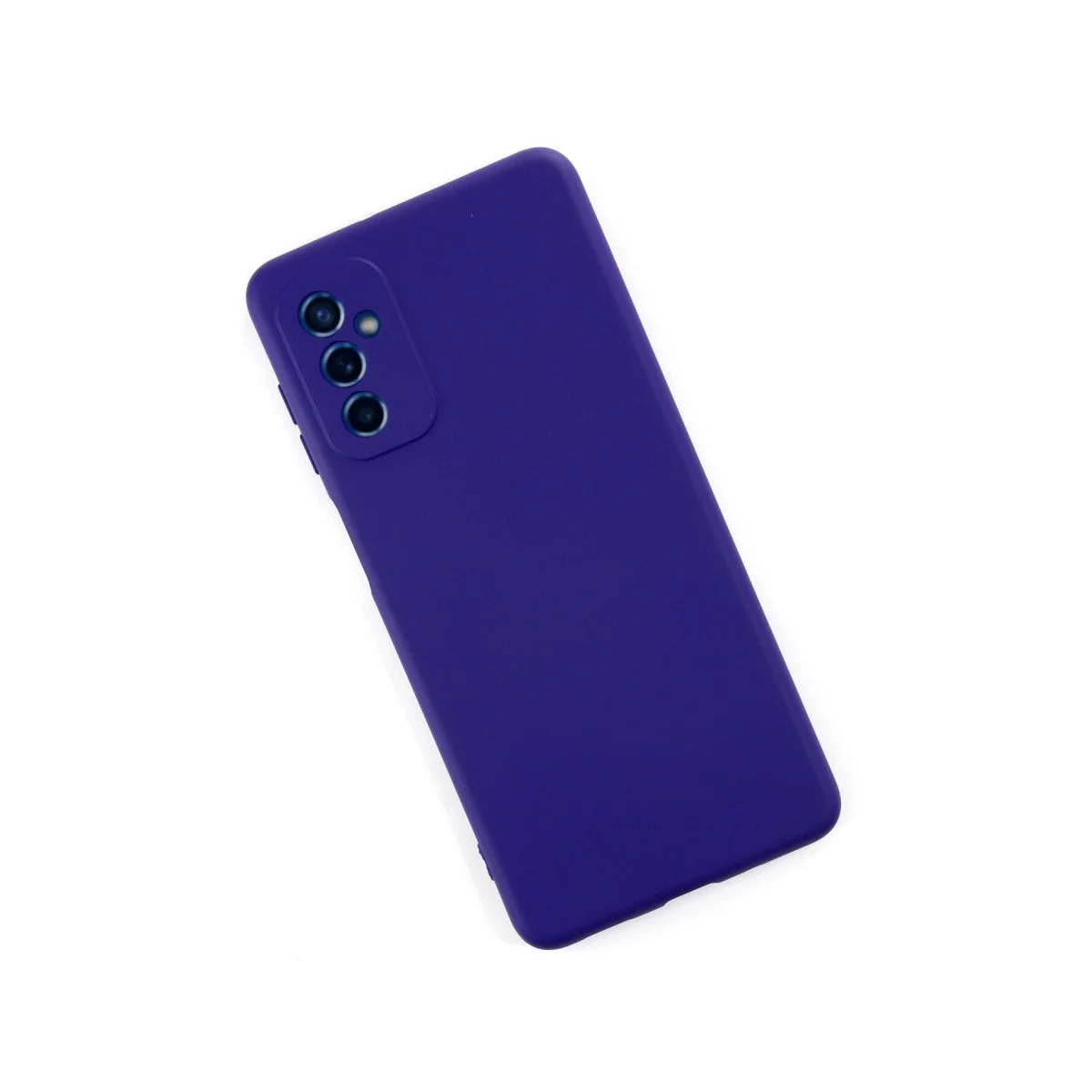Samsung Galaxy M52 5g Kılıf Nano İçi Kadife Silikon - Mor görsel 2