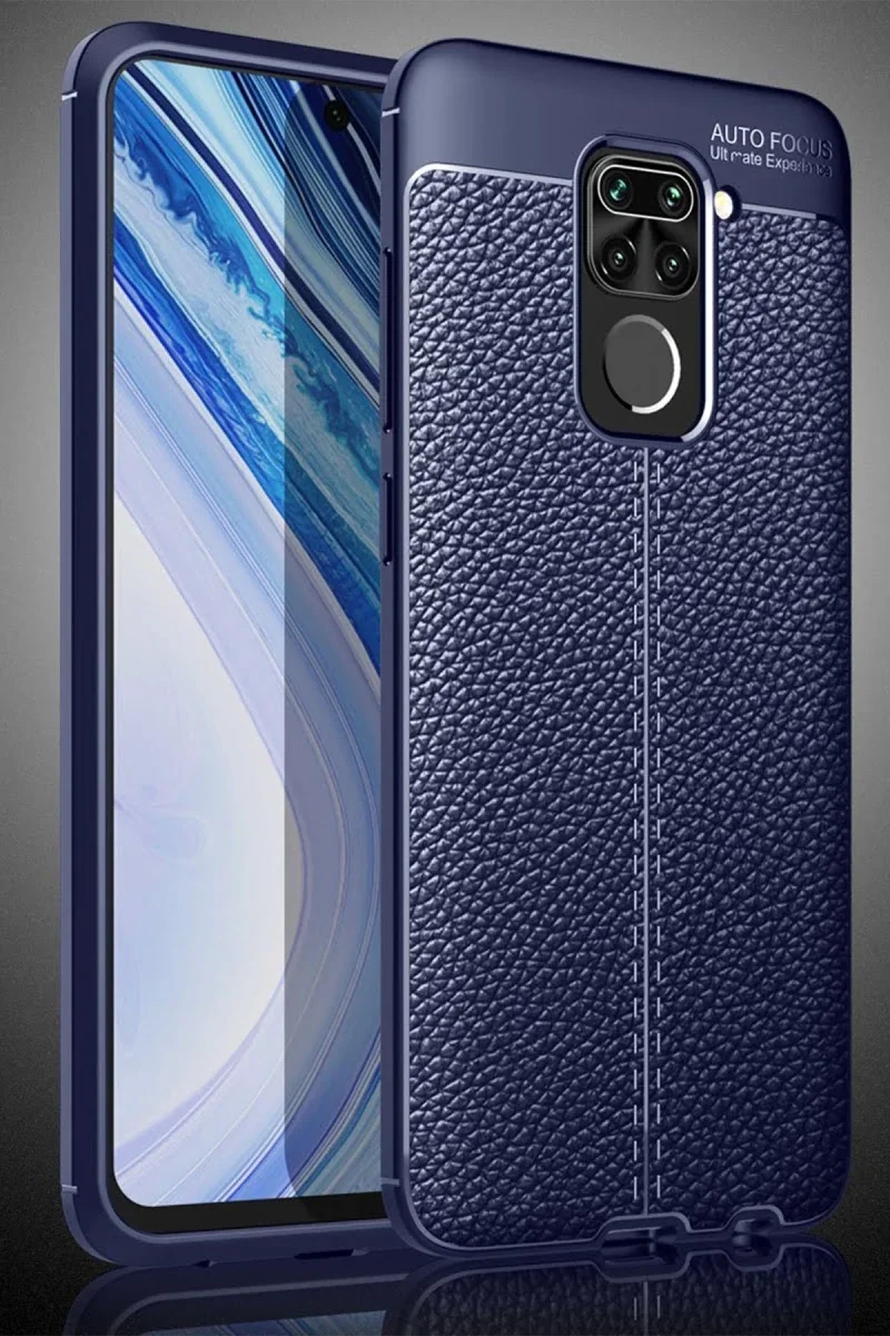 Xiaomi Redmi Note 9 Kılıf Auto Focus Kapak - Lacivert görsel 2