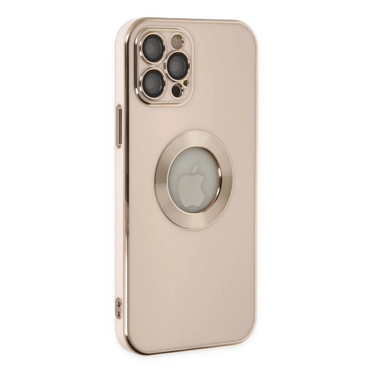 Apple İphone 12 Pro Max Kılıf Store Silikon - Pembe