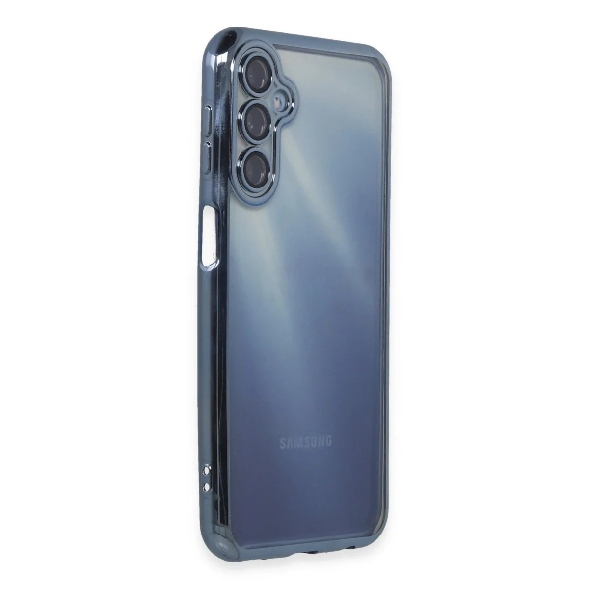 Samsung Galaxy A35 5g Kılıf Razer Lensli Silikon - Açık Mavi görsel 2