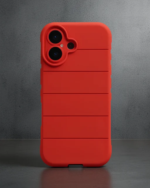 Apple İphone 16 Plus Kılıf Optimum Silikon - Kırmızı
