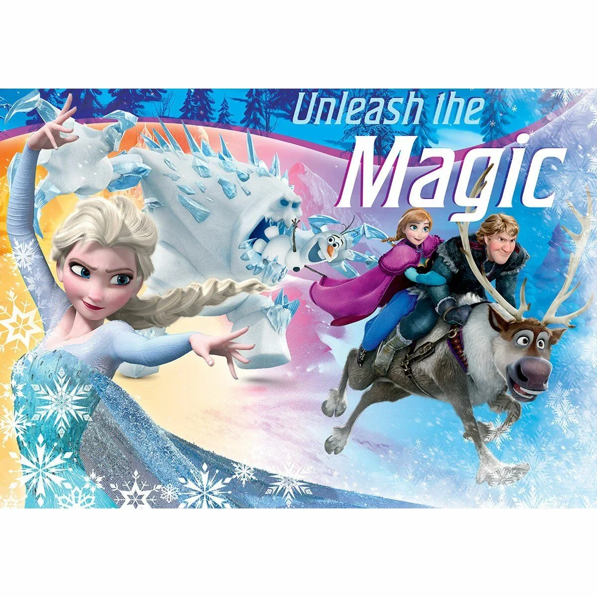 FRZ709 Frozen 50 Parça Çocuk Puzzle -KS Puzzle görsel 2