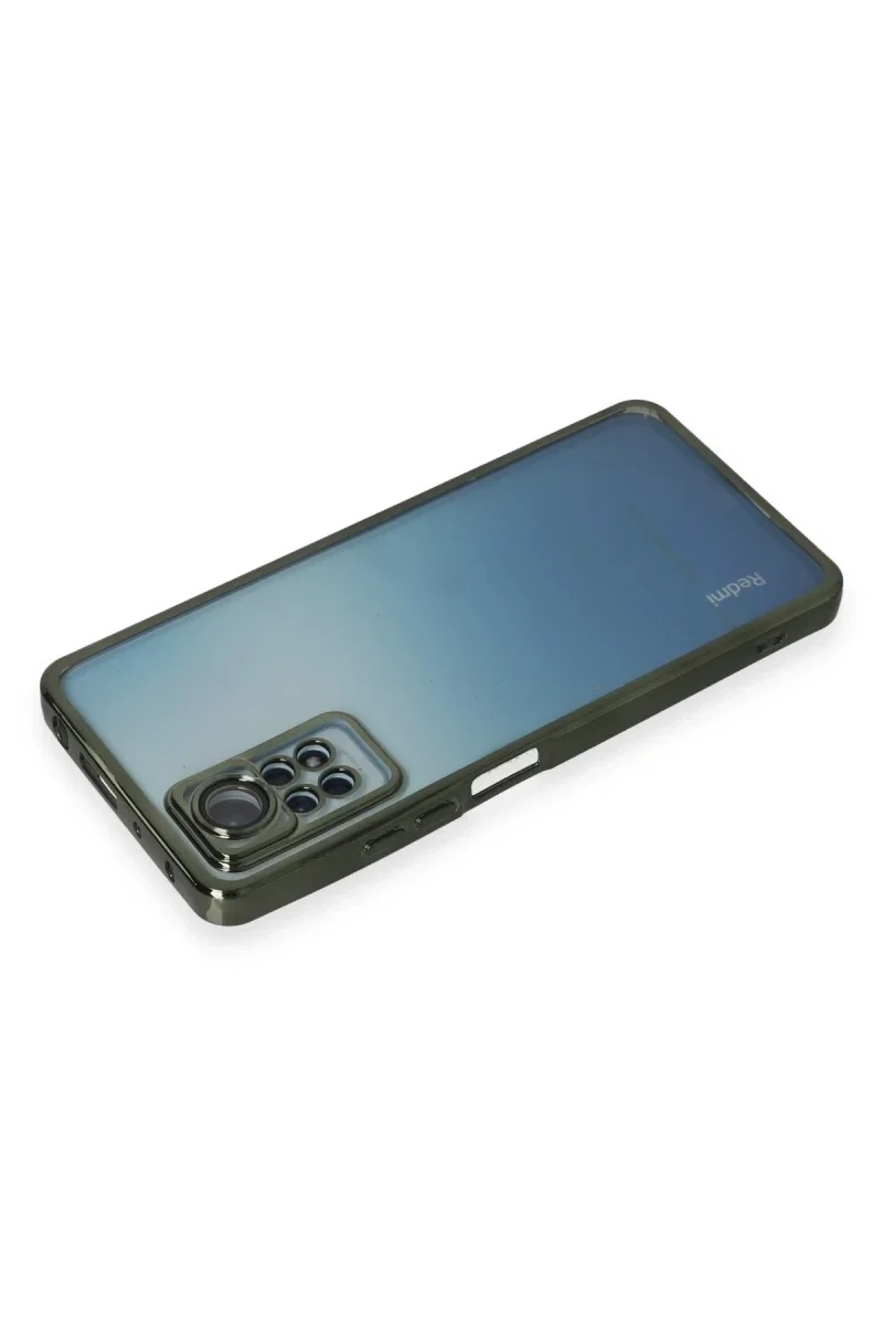 Xiao Red Note 11 Pro Kılıf Razer Lensli Silikon - Yeşil görsel 3