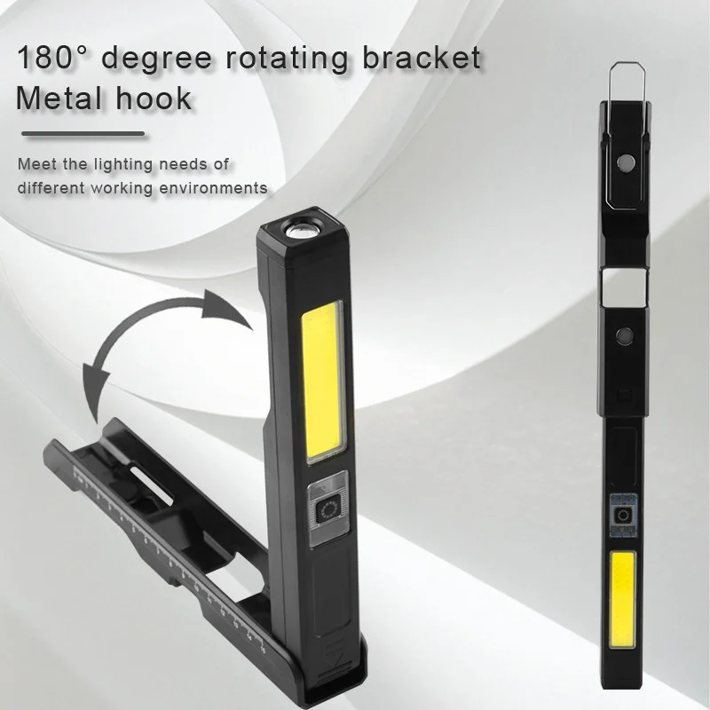 GS-2070 30W Şarjlı Mıknatıslı Katlanabilir LED Çalışma Tamirci Feneri görsel 2