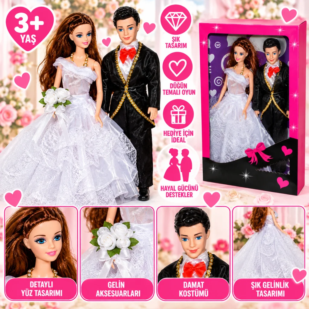 02264 Anlily Gelin ve Damat / +3 yaş