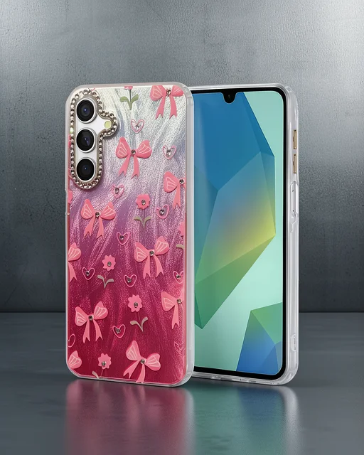 Samsung Galaxy A14 4g Kılıf Blade Aynalı Desenli Kapak - Desen 3