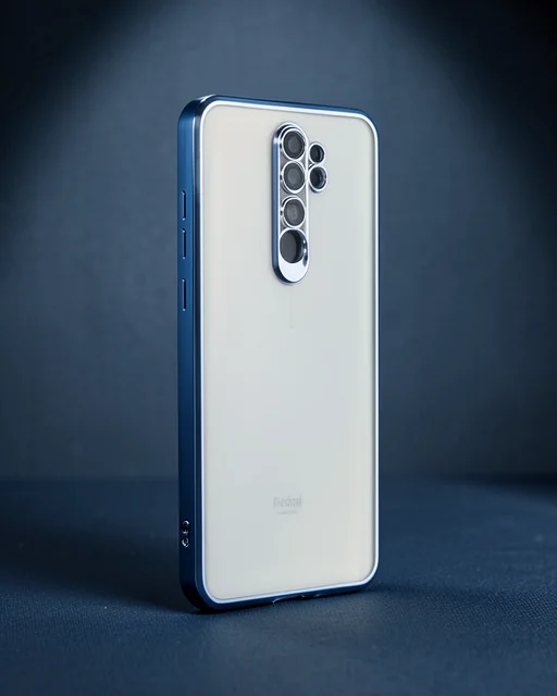 Xiaomi Redmi Note 8 Pro Kılıf Razer Lensli Silikon - Açık Mavi