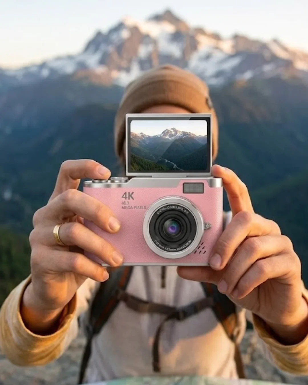 LK007 Fotoğraf Makinesi Pembe