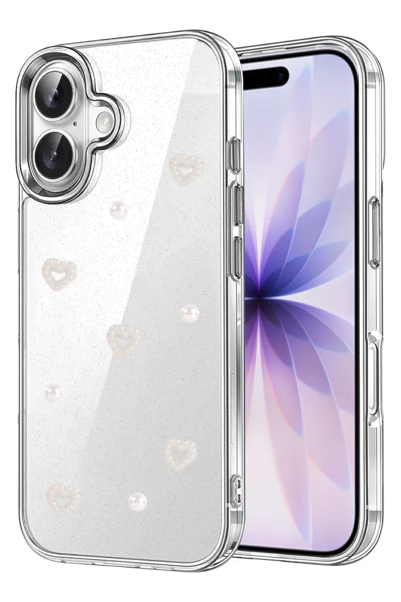 Apple iPhone 16 Plus Fiyonk Desenli Kapak - Desen 10