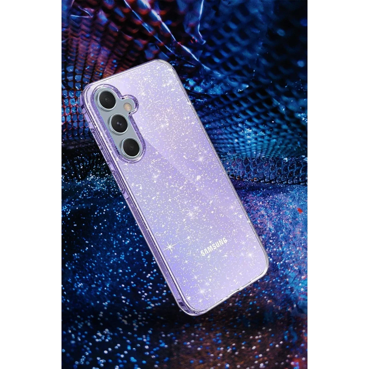 Samsung Galaxy A25 5G Kılıf Glow Kapak - Siyah görsel 2