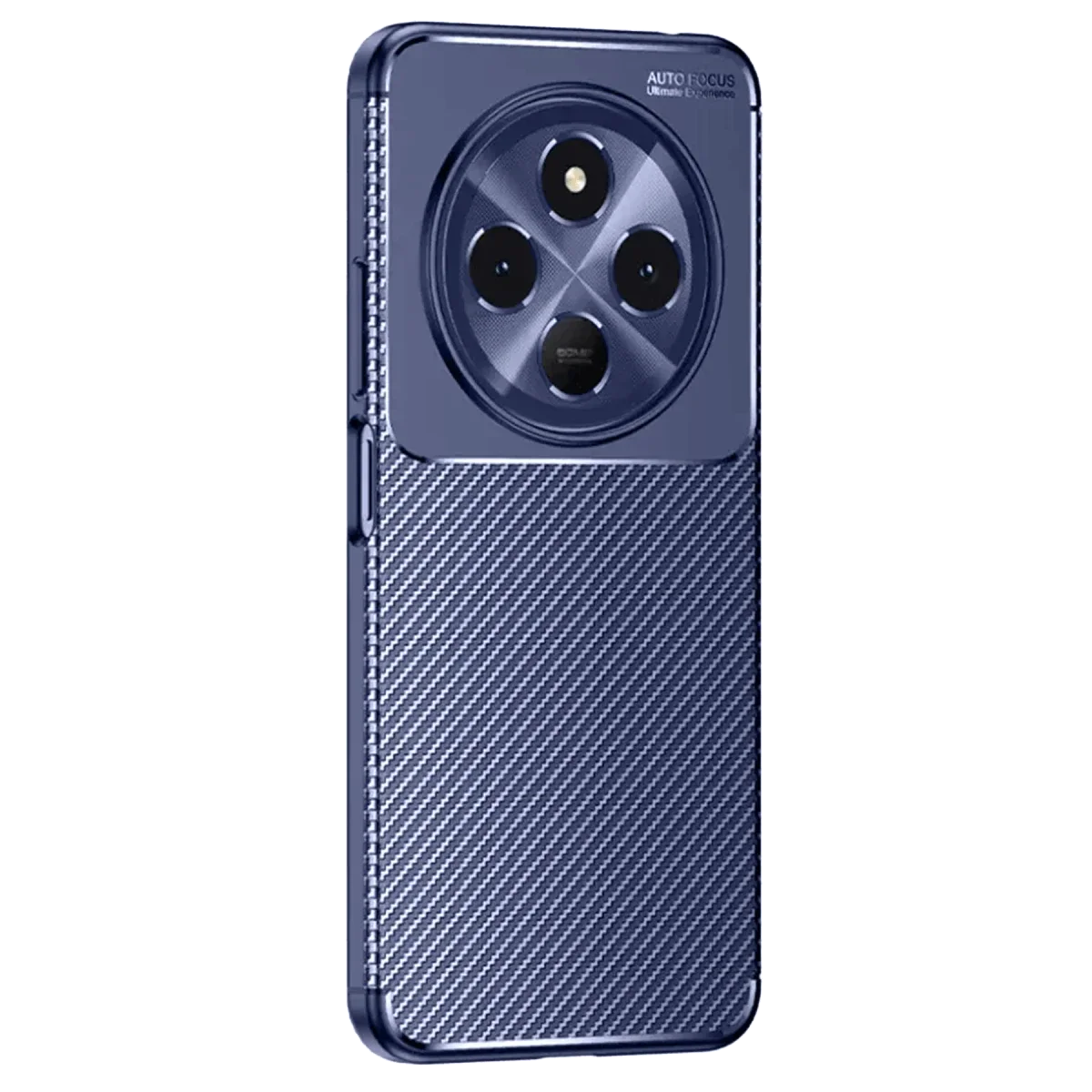 Tecno Spark 30C Kılıf Auto Focus Karbon Kapak - Lacivert görsel 2